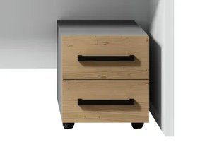 UN4105-C - Wooden office drawer unit with castors _ Tarocco Vaccari Group